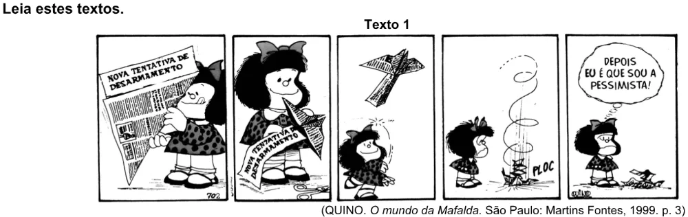 Trecho original com figura, tabela ou fórmula da questão 56 do ENEM 2005 - Caderno Amarelo.