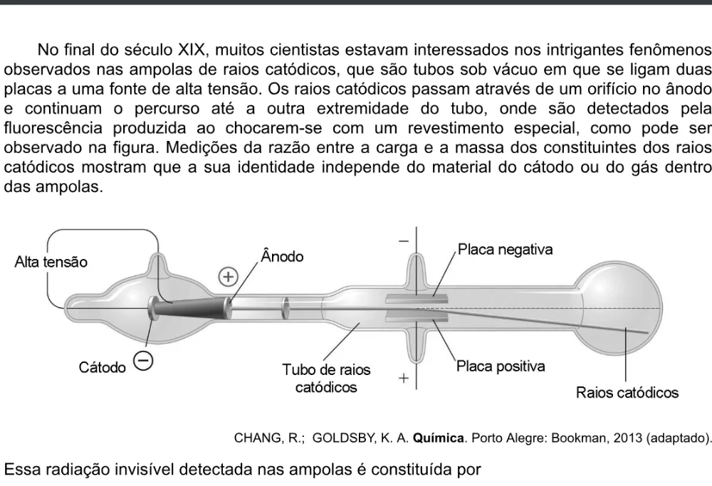 Trecho original com figura, tabela ou fórmula da questão 132 do ENEM 2020 - 2º Dia - Caderno 5 – Amarelo – Aplicação digital.