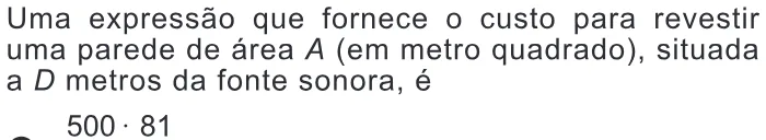 Trecho original com figura, tabela ou fórmula da questão 137 do ENEM 2016 - 2º Dia - Caderno 5 - Amarelo – Aplicação regular.