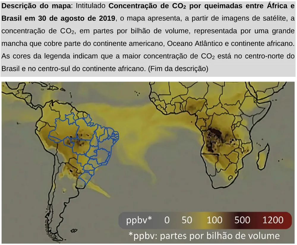 Trecho original com figura, tabela ou fórmula da questão 52 do ENEM 2025 - 1º Dia – Caderno 9 – Laranja (Braile e ledor) – Aplicação Regular - Leitor de tela (NVDA).