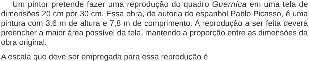 Trecho original com figura, tabela ou fórmula da questão 142 do ENEM 2024 - 2º Dia – Caderno 8 – Verde (Ampliada) – Reaplicação/PPL.