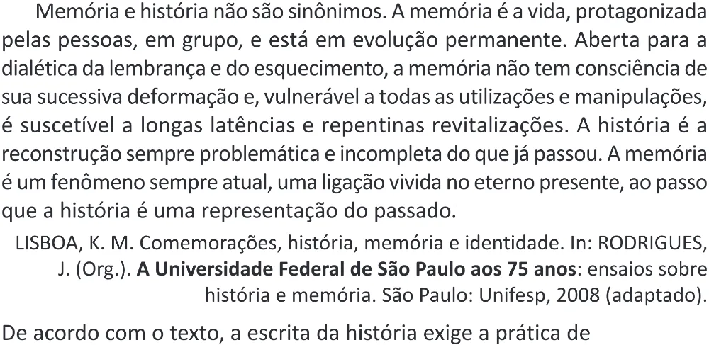Trecho original com figura, tabela ou fórmula da questão 90 do ENEM 2025 - 1º Dia – Caderno 9 – Laranja (Braile e ledor) – Aplicação Regular - (Superampliada) - Belém, Ananindeua e Marituba.