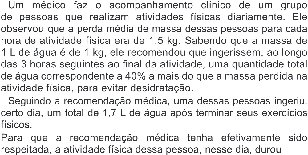 Trecho original com figura, tabela ou fórmula da questão 164 do ENEM 2022 - 2º Dia – Caderno 6 – Cinza (Superampliada) – Aplicação Regular.