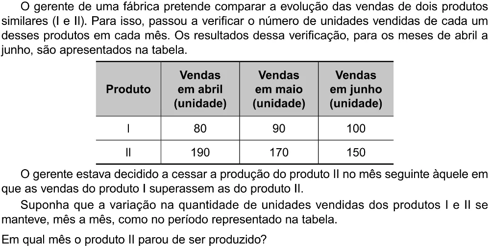 Trecho original com figura, tabela ou fórmula da questão 171 do ENEM 2023 - 2º Dia – Caderno 12 – Verde (Libras) – Aplicação Regular - (Ampliada).
