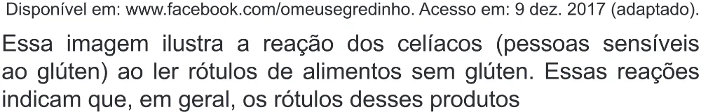 Trecho original com figura, tabela ou fórmula da questão 39 do ENEM 2018 - 1º Dia - Caderno 1 - Azul (Superampliada) – Aplicação regular.