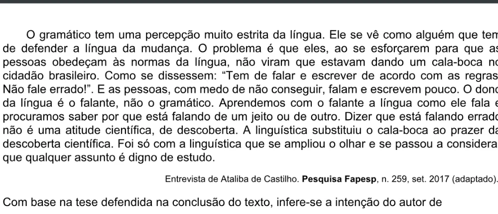 Trecho original com figura, tabela ou fórmula da questão 21 do ENEM 2020 - 1º Dia - Caderno 3 – Branco – Inglês – Aplicação digital.