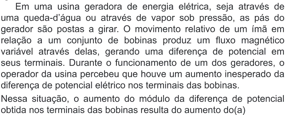 Trecho original com figura, tabela ou fórmula da questão 119 do ENEM 2020 - 2º Dia - Caderno 8 – Rosa (Superampliada) – Aplicação Regular.