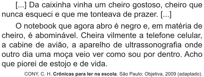 Trecho original com figura, tabela ou fórmula da questão 14 do ENEM 2021 - 1º Dia – Caderno 10 – Verde (Libras) – Aplicação Regular.