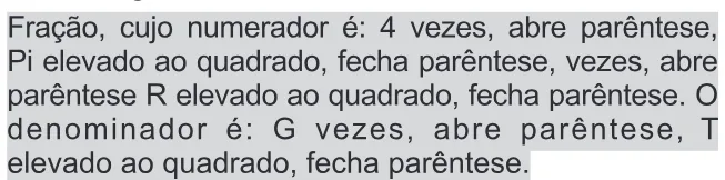 Alternativa A da questão 67 do ENEM 2015 - 1º Dia - Caderno 11 - Branco – Reaplicação/PPL - Ledor.