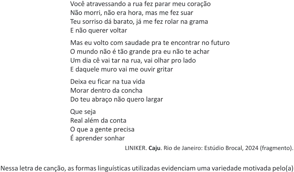 Trecho original com figura, tabela ou fórmula da questão 37 do ENEM 2025 - 1º Dia – Caderno 9 – Laranja (Braile e ledor) – Reaplicação - (Ampliada).