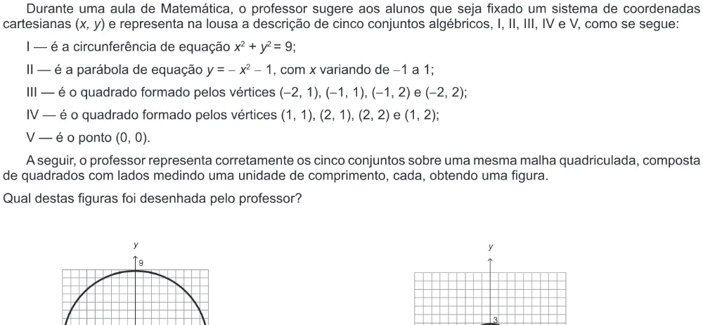 Trecho original com figura, tabela ou fórmula da questão 151 do ENEM 2013 - 2º Dia - Caderno 7 - Azul – Aplicação regular.