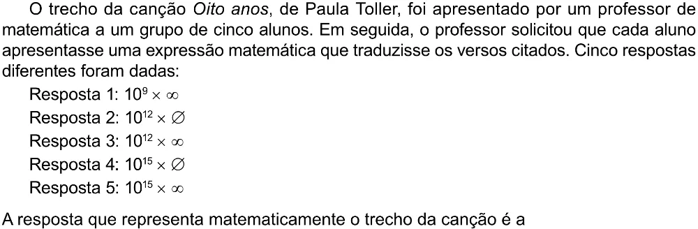 Trecho original com figura, tabela ou fórmula da questão 173 do ENEM 2023 - 2º Dia – Caderno 8 – Rosa (Ampliada) – Reaplicação/PPL.