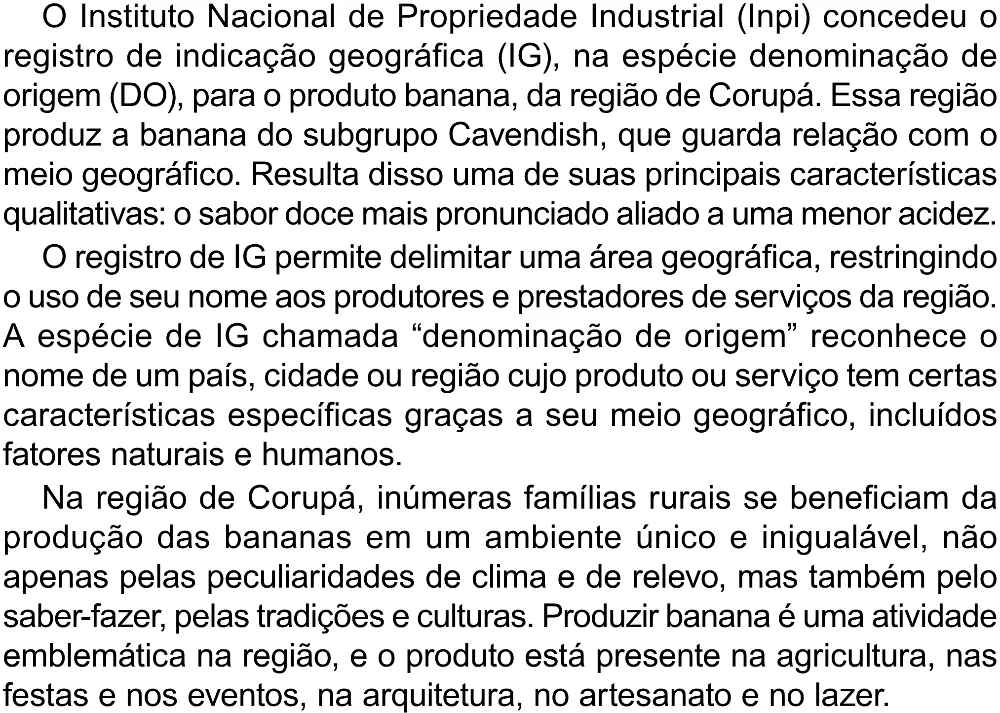 Trecho original com figura, tabela ou fórmula da questão 79 do ENEM 2023 - 1º Dia – Caderno 4 – Rosa (Superampliada) – Reaplicação/PPL.