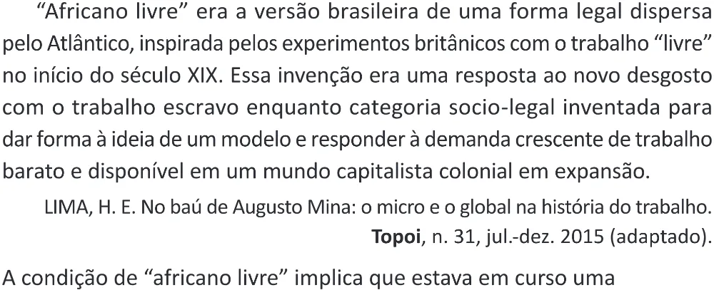 Trecho original com figura, tabela ou fórmula da questão 81 do ENEM 2025 - 1º Dia – Caderno 9 – Laranja (Braile e ledor) – Reaplicação - (Superampliada).