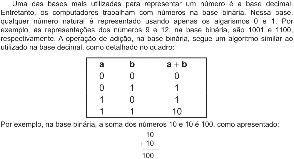 Trecho original com figura, tabela ou fórmula da questão 137 do ENEM 2021 - 2º Dia – Caderno 5 – Amarelo (Ampliada) – Aplicação Regular.