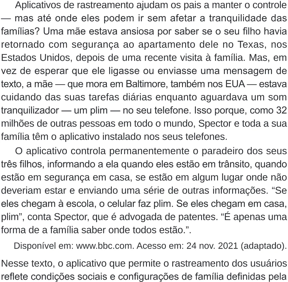 Trecho original com figura, tabela ou fórmula da questão 20 do ENEM 2024 - 1º Dia – Caderno 4 – Verde (Superampliada) – Reaplicação/PPL.