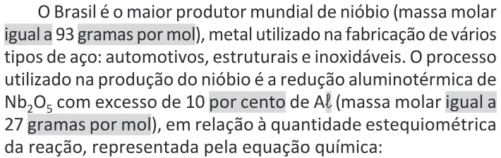 Trecho original com figura, tabela ou fórmula da questão 117 do ENEM 2025 - 2º Dia – Caderno 11 – Laranja (Braile e ledor) – Aplicação Regular - (Ledor).