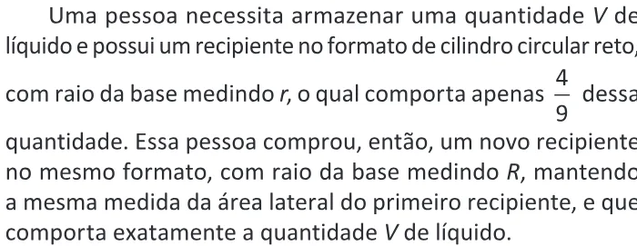 Trecho original com figura, tabela ou fórmula da questão 136 do ENEM 2025 - 2º Dia – Caderno 7 – Azul – Aplicação Regular - Belém, Ananindeua e Marituba.