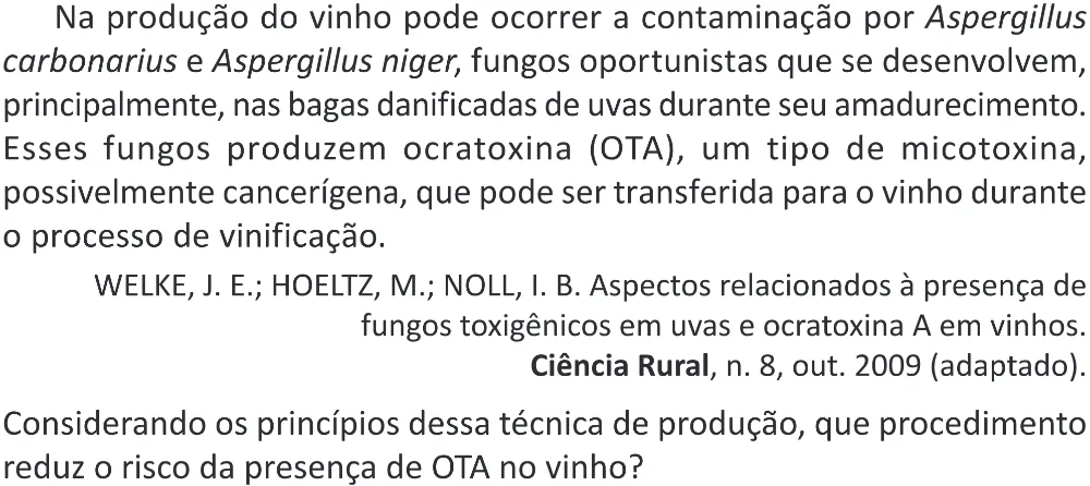 Trecho original com figura, tabela ou fórmula da questão 132 do ENEM 2025 - 2º Dia – Caderno 11 – Laranja (Braile e ledor) – Reaplicação - (Superampliada).