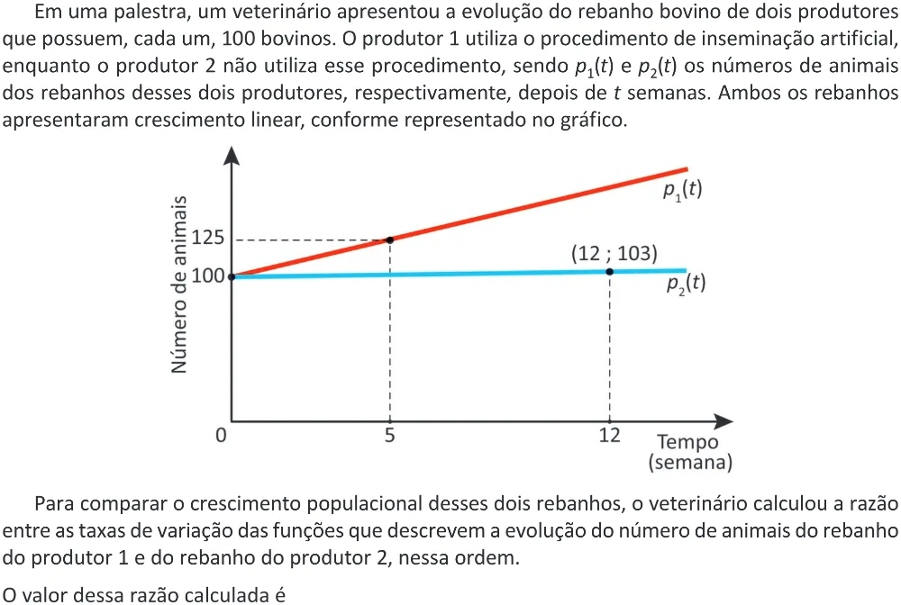 Trecho original com figura, tabela ou fórmula da questão 141 do ENEM 2025 - 2º Dia – Caderno 11 – Laranja (Braile e ledor) – Reaplicação - (Ampliada).