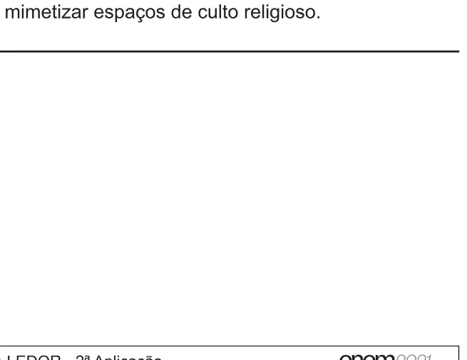 Alternativa E da questão 23 do ENEM 2021 - 1º Dia – Caderno 9 – Laranja (braile e ledor) – Reaplicação/PPL/Segunda Oportunidade.