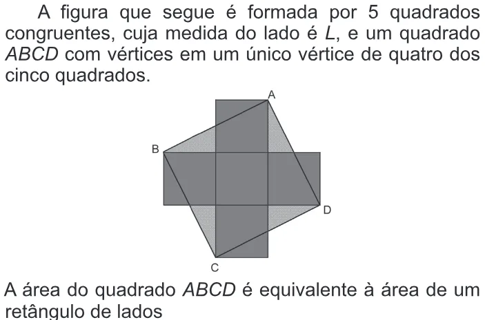Trecho original com figura, tabela ou fórmula da questão 144 do ENEM 2011 - 2º Dia - Caderno 6 - Cinza – Reaplicação/PPL.