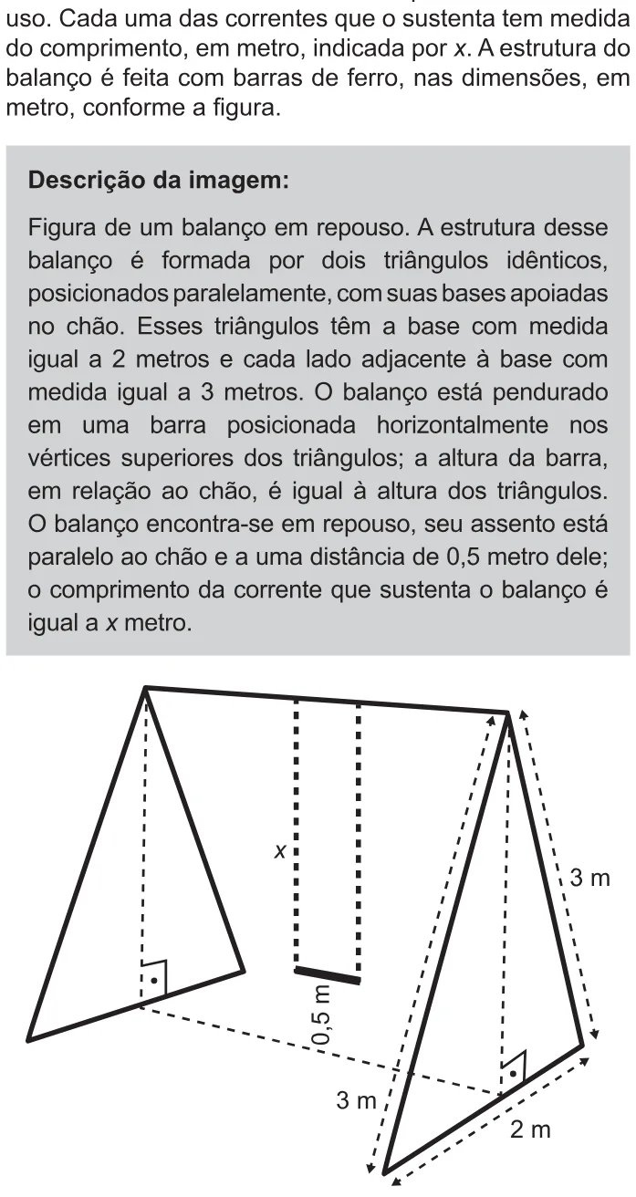 Trecho original com figura, tabela ou fórmula da questão 143 do ENEM 2021 - 2º Dia – Caderno 11 – Laranja (braile e ledor) – Reaplicação/PPL/Segunda Oportunidade.