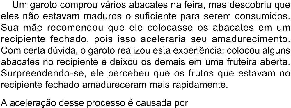 Trecho original com figura, tabela ou fórmula da questão 126 do ENEM 2023 - 2º Dia – Caderno 12 – Verde (Libras) – Aplicação Regular - (Superampliada).