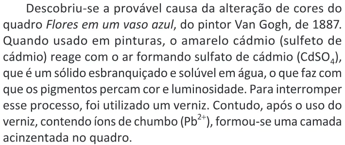 Trecho original com figura, tabela ou fórmula da questão 107 do ENEM 2025 - 2º Dia – Caderno 6 – Cinza – Aplicação Regular - Belém, Ananindeua e Marituba.