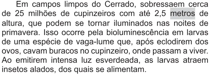 Trecho original com figura, tabela ou fórmula da questão 107 do ENEM 2021 - 2º Dia – Caderno 11 – Laranja (braile e ledor) – Reaplicação/PPL/Segunda Oportunidade.