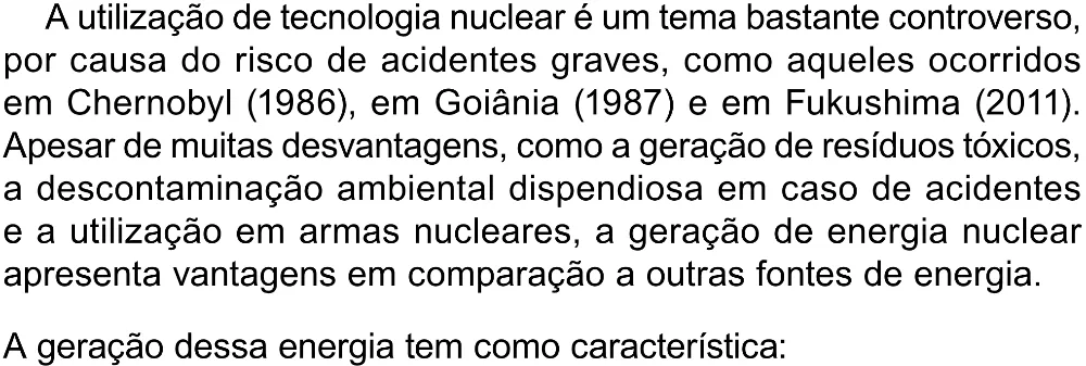 Trecho original com figura, tabela ou fórmula da questão 132 do ENEM 2023 - 2º Dia – Caderno 12 – Verde (Libras) – Aplicação Regular - (Superampliada).