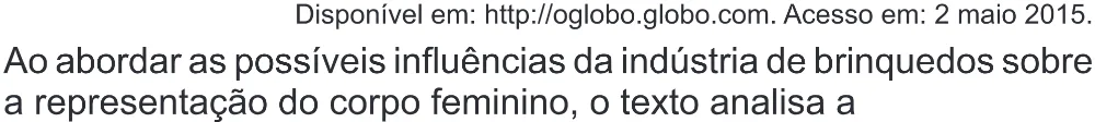 Trecho original com figura, tabela ou fórmula da questão 26 do ENEM 2017 - 1º Dia - Caderno 1 - Azul (Superampliada) – Aplicação regular.