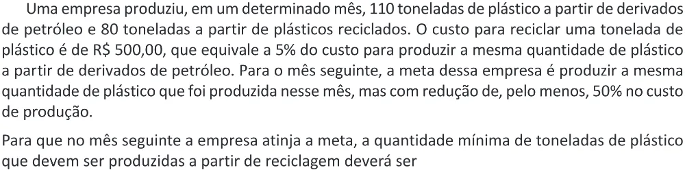 Trecho original com figura, tabela ou fórmula da questão 157 do ENEM 2025 - 2º Dia – Caderno 12 – Roxo (Libras) – Aplicação Regular - (Ampliada).
