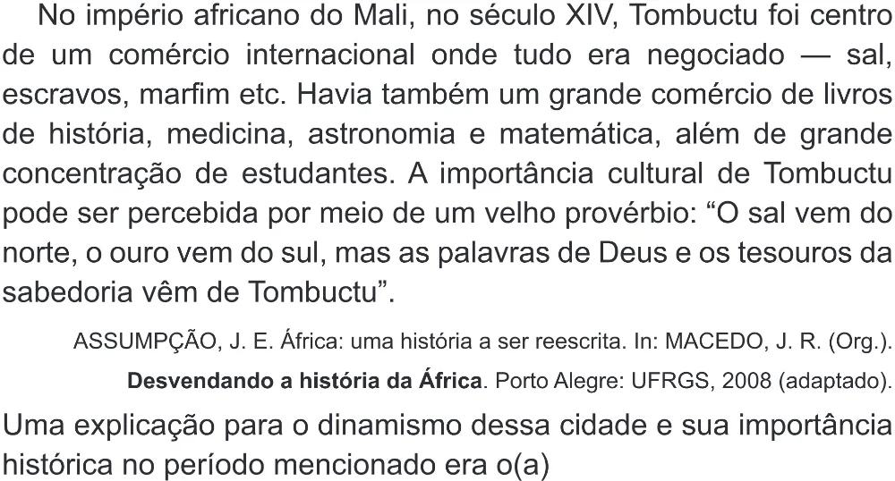 Trecho original com figura, tabela ou fórmula da questão 46 do ENEM 2017 - 1º Dia - Caderno 1 - Azul (Superampliada) – Aplicação regular.