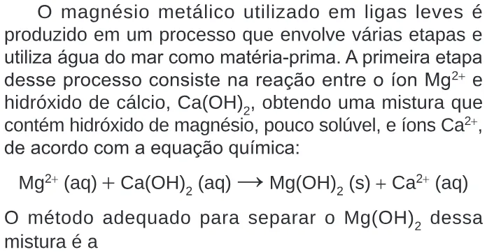 Trecho original com figura, tabela ou fórmula da questão 92 do ENEM 2024 - 2º Dia – Caderno 5 – Amarelo – Aplicação Regular.