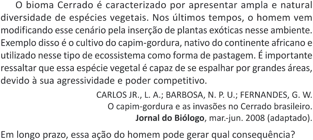 Trecho original com figura, tabela ou fórmula da questão 100 do ENEM 2025 - 2º Dia – Caderno 11 – Laranja (Braile e ledor) – Aplicação Regular - (Superampliada).