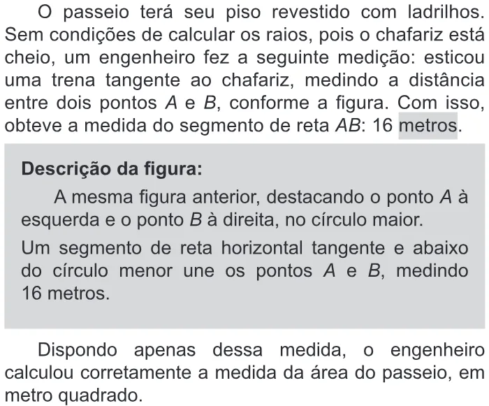 Trecho original com figura, tabela ou fórmula da questão 179 do ENEM 2018 - 2º Dia - Caderno 11 – Laranja (Braile e ledor) – Aplicação regular.