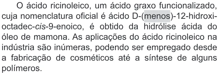 Trecho original com figura, tabela ou fórmula da questão 113 do ENEM 2019 - 2º Dia – Caderno 11 – Laranja – Reaplicação/PPL.