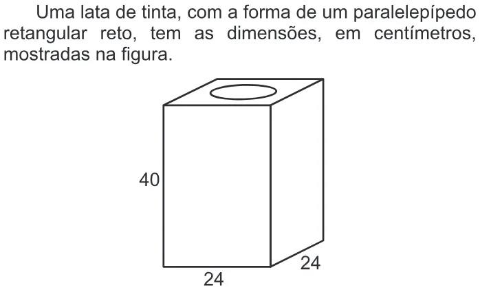 Trecho original com figura, tabela ou fórmula da questão 155 do ENEM 2014 - 2º Dia - Caderno 8 - Rosa – Aplicação regular.