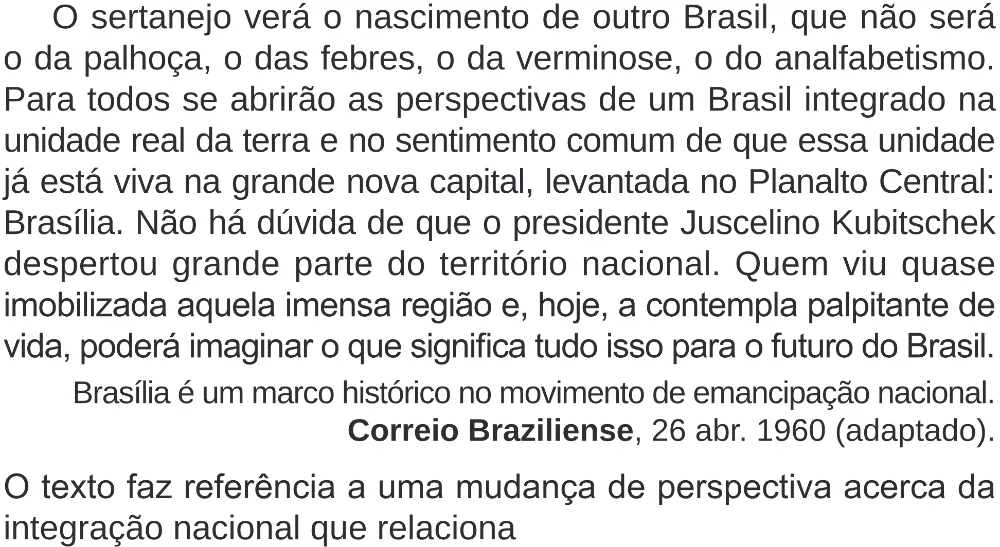 Trecho original com figura, tabela ou fórmula da questão 64 do ENEM 2024 - 1º Dia – Caderno 4 – Verde (Superampliada) – Reaplicação/PPL.