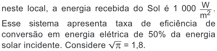 Trecho original com figura, tabela ou fórmula da questão 130 do ENEM 2019 - 2º Dia – Caderno 8 – Rosa – Reaplicação/PPL.