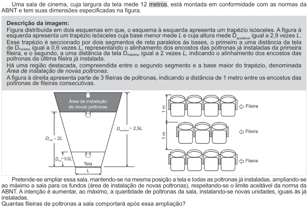 Trecho original com figura, tabela ou fórmula da questão 165 do ENEM 2022 - 2º Dia – Caderno 11 – Laranja (braile e ledor) – Aplicação Regular.