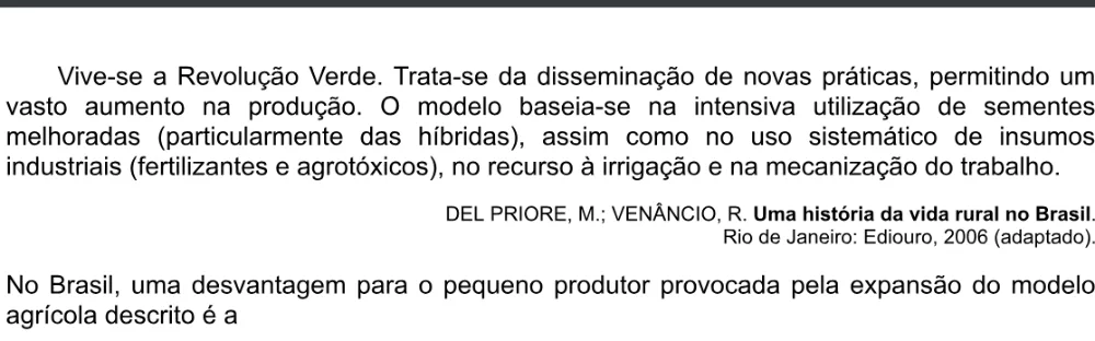 Trecho original com figura, tabela ou fórmula da questão 69 do ENEM 2020 - 1º Dia - Caderno 4 – Rosa – Espanhol – Aplicação digital.