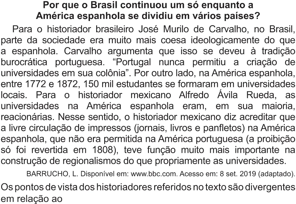 Trecho original com figura, tabela ou fórmula da questão 63 do ENEM 2021 - 1º Dia – Caderno 2 – Amarelo (Superampliada) – Aplicação Regular.