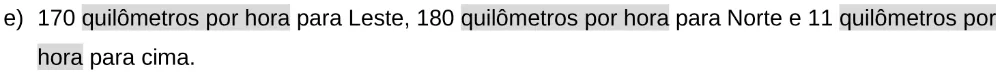 Alternativa E da questão 121 do ENEM 2025 - 2º Dia – Caderno 11 – Laranja (Braile e ledor) – Aplicação Regular - Leitor de tela (NVDA).