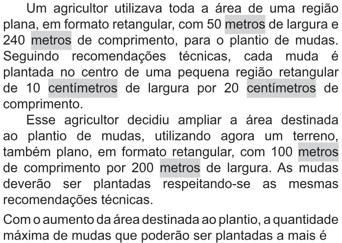 Trecho original com figura, tabela ou fórmula da questão 149 do ENEM 2021 - 2º Dia – Caderno 11 – Laranja (braile e ledor) – Reaplicação/PPL/Segunda Oportunidade.
