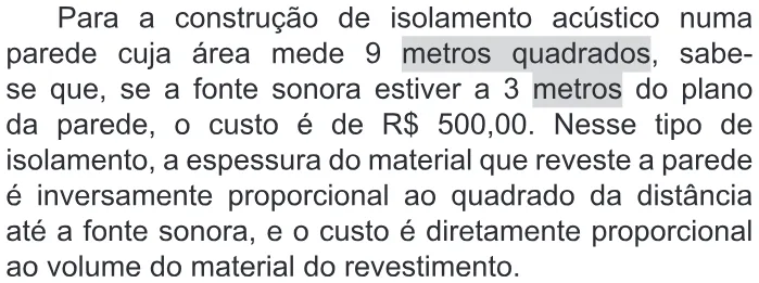 Trecho original com figura, tabela ou fórmula da questão 179 do ENEM 2016 - 2º Dia - Caderno 6 - Cinza – Aplicação regular - Ledor.