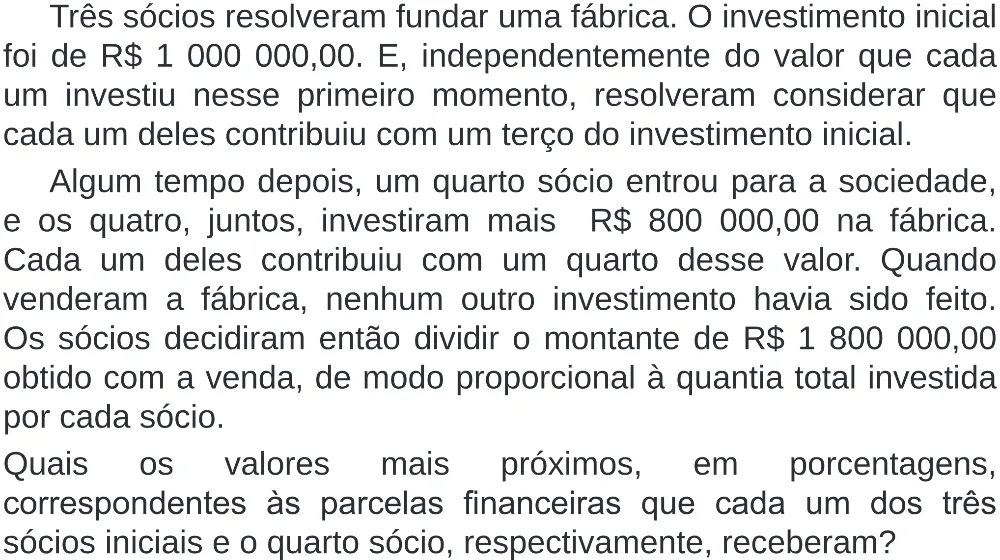 Trecho original com figura, tabela ou fórmula da questão 147 do ENEM 2019 - 2º Dia – Caderno 6 – Cinza (Superampliada) – Aplicação Regular.