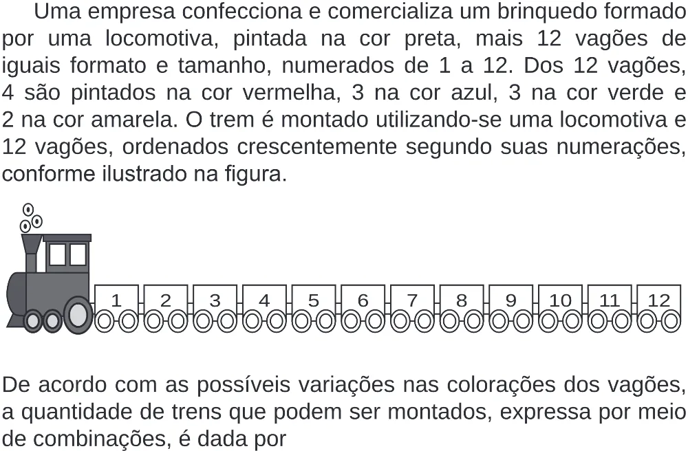 Trecho original com figura, tabela ou fórmula da questão 166 do ENEM 2019 - 2º Dia – Caderno 6 – Cinza (Superampliada) – Aplicação Regular.