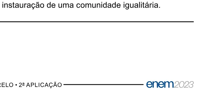 Alternativa E da questão 85 do ENEM 2023 - 1º Dia – Caderno 2 – Amarelo – Reaplicação/PPL.